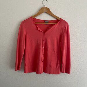 Ann Taylor Coral Cardigan